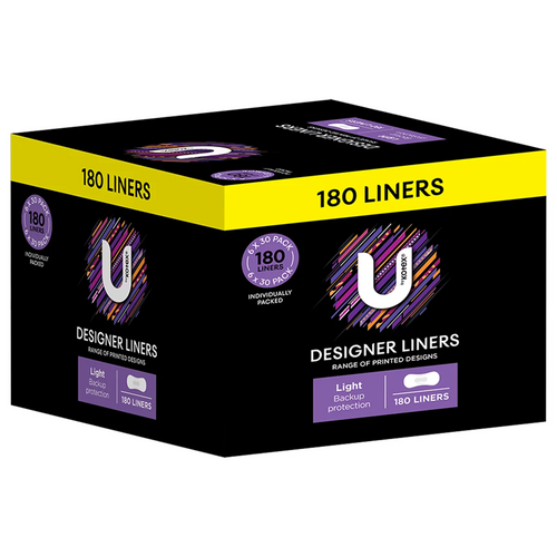 U By Kotex Designer Liners 180 Pack | Fairdinks