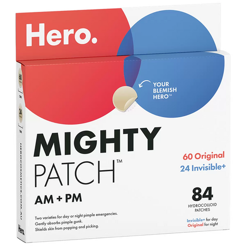 Hero Mighty Patch 60 Original Patches + 24 Invisible Patches | Fairdinks