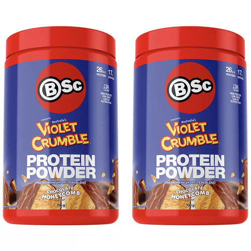 BSC X Violet Crumble Protein Powder 2 x 700G | Fairdinks