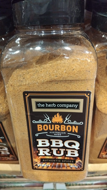 The Herb Company Bourbon BBQ Rub 660G | Fairdinks