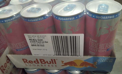 Red Bull Berry Sugarfree 12 x 250ML | Fairdinks