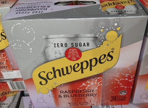 Schweppes Infused Raspberry & Blueberry 24 x 375ML | Fairdinks