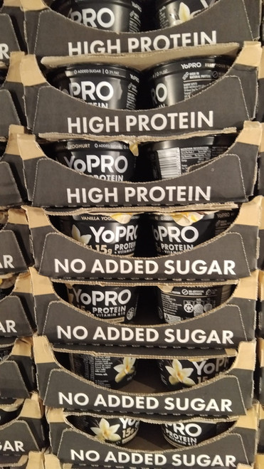 Yopro Vanilla Yoghurt 8 x 160G - 1.28KG | Fairdinks