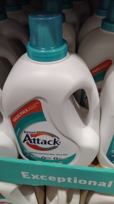 Biozet Attack Laundry Liquid 4L/80 Load | Fairdinks