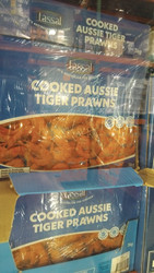 Tassal Cooked Tiger Prawns XL U10/15 - 3KG | Fairdinks