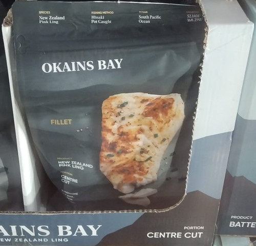 Okains Bay NZ Pink Ling Fillet 1KG | Fairdinks