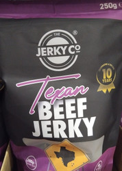 The Jerky Co Texan Beef Jerky 250G | Fairdinks