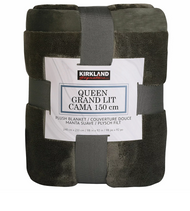 Kirkland Signature Plush Blanket Queen 248CM x 233CM - Green | Fairdinks