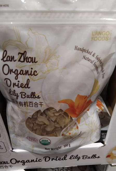 L'ango Organic Dried Lily Bulbs 300G | Fairdinks