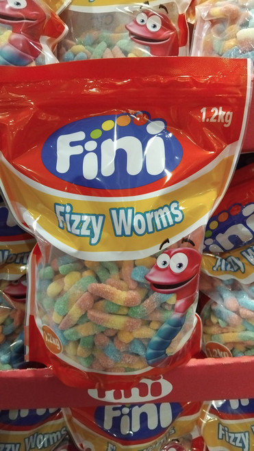 Fini Fizzy Worms 1.2KG | Fairdinks