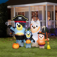 Bluey Inflatable Halloween Family | 198CM / 1.98M | Fairdinks