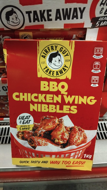Airfry Guy BBQ Chicken Wing Nibbles 1KG | Fairdinks