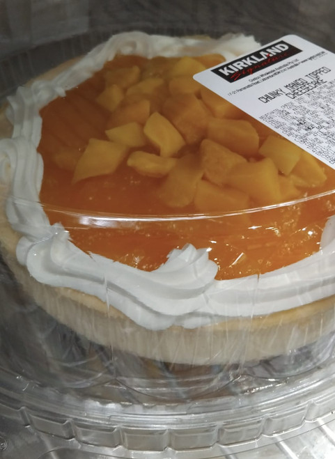 Kirkland Signature Chunky Mango Topped Cheesecake | Fairdinks