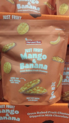 Harvest Box Just Fruit Choc Covered Mango & Banana 300G | Fairdinks