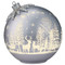 Glass Rotating Balls Set of 2 - Silver | Fairdinks Glass Rotating Balls Set of 2 - Silver | Fairdinks