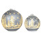 Glass Rotating Balls Set of 2 - Silver | Fairdinks Glass Rotating Balls Set of 2 - Silver | Fairdinks
