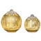 Glass Rotating Balls Set of 2 - Gold | Fairdinks Glass Rotating Balls Set of 2 - Gold | Fairdinks