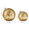 Glass Rotating Balls Set of 2 - Gold | Fairdinks Glass Rotating Balls Set of 2 - Gold | Fairdinks