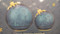 Glass Rotating Balls Set of 2 - Blue | Fairdinks