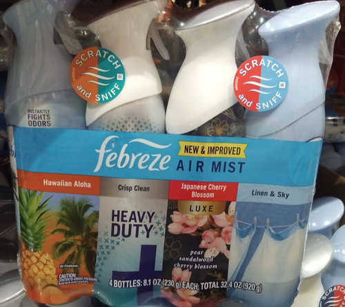 Febreze Air Mist Mixed Scents 4 x 230G | Fairdinks