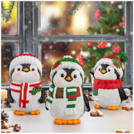 Penguins Set of 3 30.5CM / 12" | Fairdinks