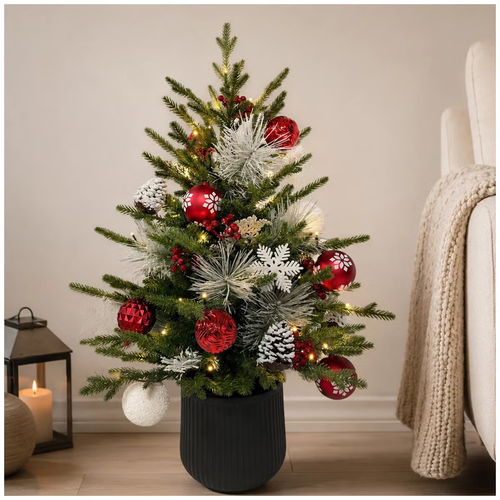 Mixed Pine Tree With LED Lights 91.4CM / 36IN | Fairdinks