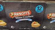 Arnott's Water Crackers Original 12 x 125G | Fairdinks