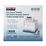 Kirkland Signature Dry Facial Towel 4 x 50 Pack | Fairdinks