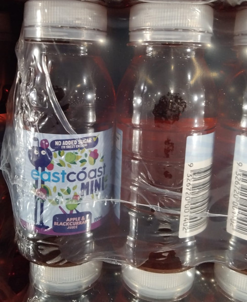 Eastcoast Mini Apple & Blackcurrant Juice 12 x 200ML - 2.4L | Fairdinks
