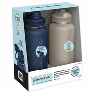 Thermoflask Stainless Steel Bottles 950ML x 2 Pack - Blue/White | Fairdinks