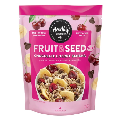 Healthy Crunch Choc Cherry Banana & Seed Mix 737G | Fairdinks