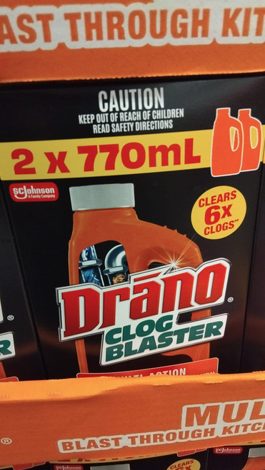 Drano Drain Clog Master 2 x 770ML | Fairdinks
