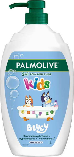 Palmolive Kids 3 in 1 Bluey Shower Gel 1L | Fairdinks