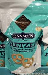 Hugos Cinnabon Pretzels 500G | Fairdinks