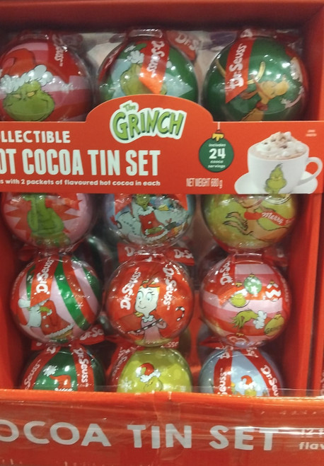 Grinch Figural Cocoa Bomb 12CT - Hot Cocoa Tin Set | Fairdinks