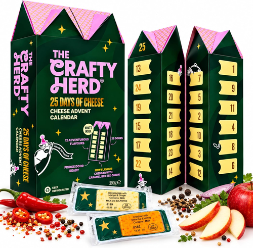 The Crafty Herd Cheese Advent Calendar 400G UK | Fairdinks