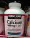 Kirkland Signature Calcium 600Mg + D3 500 COUNT | Fairdinks