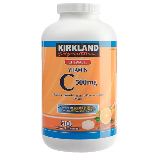 Kirkland Signature Chewable Vitamin C 500Mg 500 CT | Fairdinks