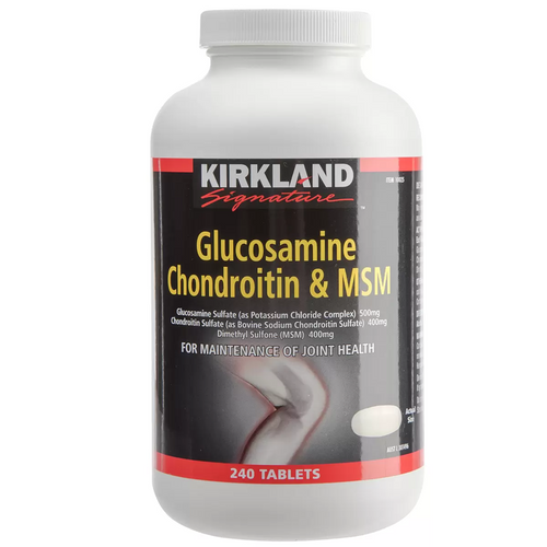 Kirkland Signature Gluco/Chond/MSM 1300MG 240 Count | Fairdinks