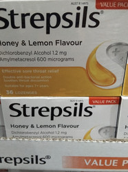 Strepsils Honey & lemon Lozenges 36 Count | Fairdinks