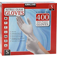 Kirkland Signature Nitrile Exam Gloves Small 2 x 200 Count | Fairdinks