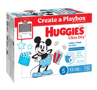 Huggies Nappies Size 5 Walker Boy 132 Count. 13 to 18 KG | Fairdinks