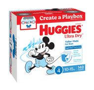 Huggies Nappies Size 4 Toddler Boy 148 Count. 10 to 15 KG | Fairdinks