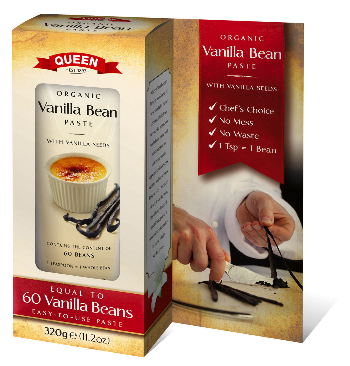 Queen Vanilla Bean Paste 320g Fairdinks