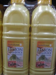 Sunshine Lemon Juice 2 x 1 Litre | Fairdinks