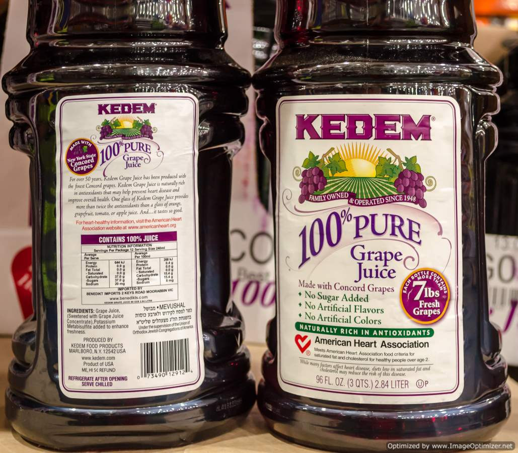 Kedem Grape Juice 2.84L Fairdinks
