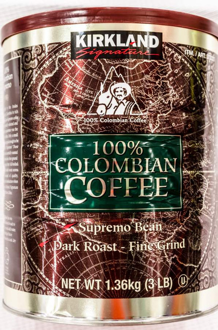 Kirkland Signature 100% Colombian Ground Coffee 1.36KG | Fairdinks