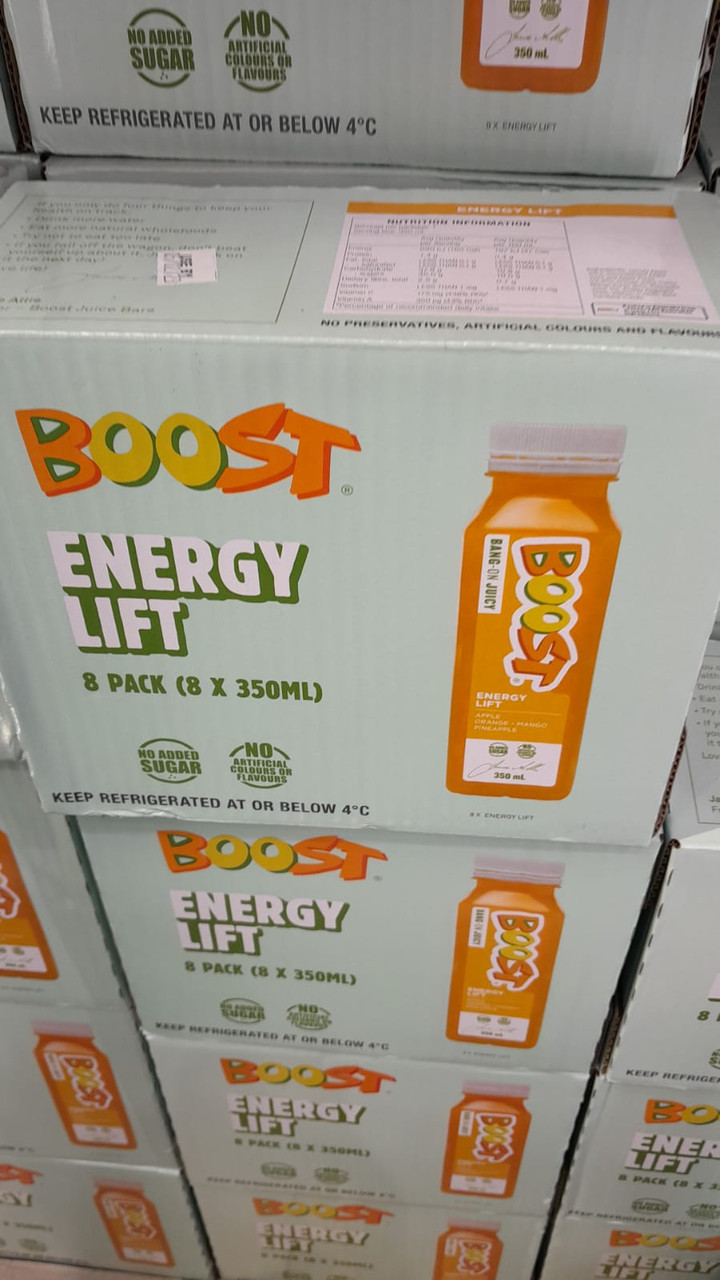 Boost Juice Energy Lift 8 pack 8 x 350ml Fairdinks