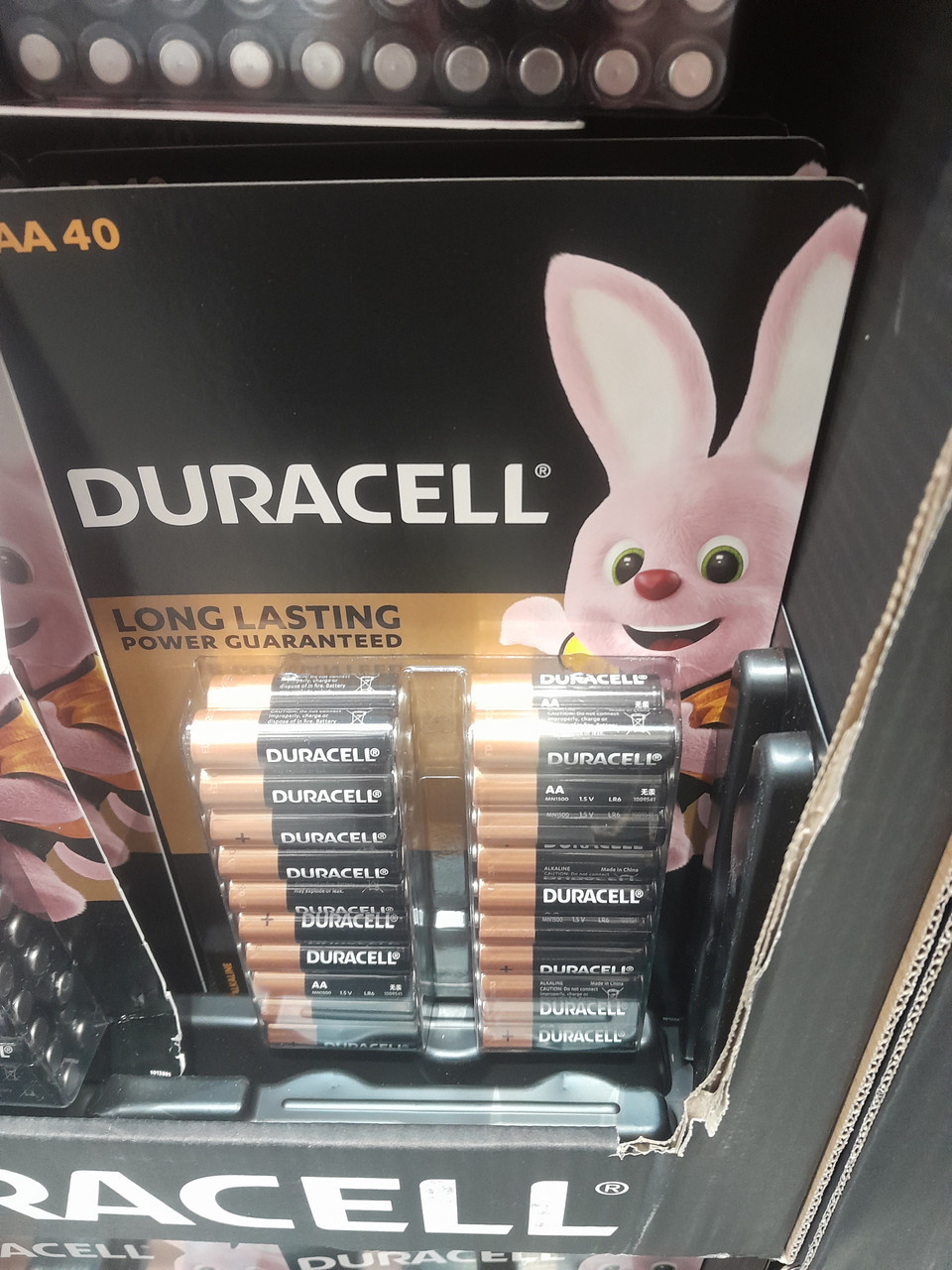 Duracell AA Alkaline Batteries, 40 Count