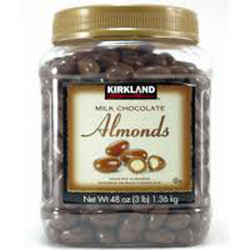 Kirkland Signature Milk Chocolate Almonds 1.36KG | Fairdinks
